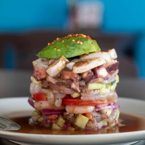 camarones, ceviche